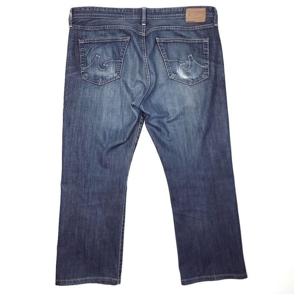 Adriano Goldschmied AG The Protege Jeans Mens 38x28 USA Made Blue Stretch - Picture 7 of 9